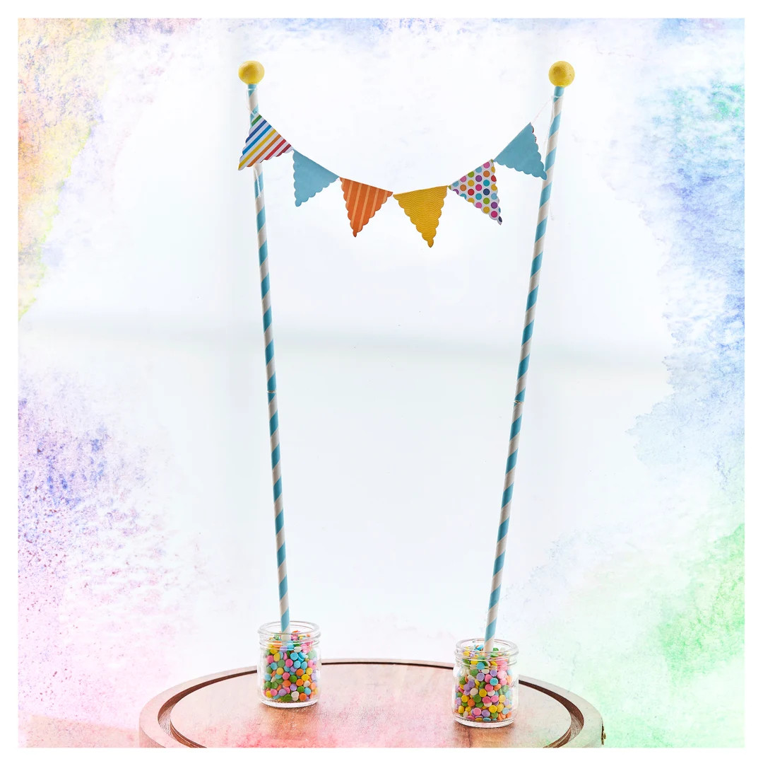 Extra Tall Birthday Cake Banner/bunting Banner/birthday Flag Banner - Etsy | Etsy (US)