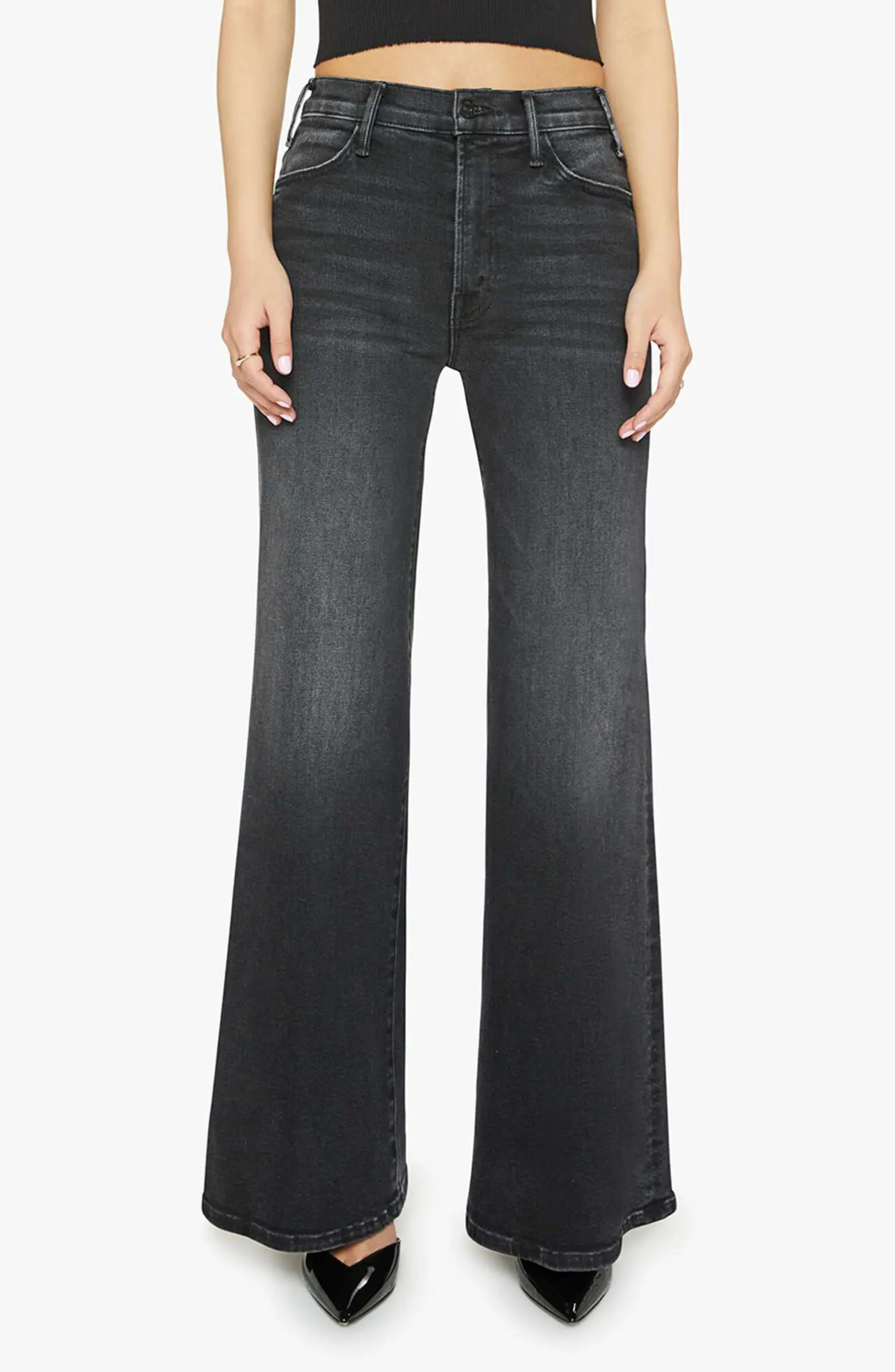 MOTHER Lil Hustler Roller Sneak Flare Jeans | Nordstrom | Nordstrom
