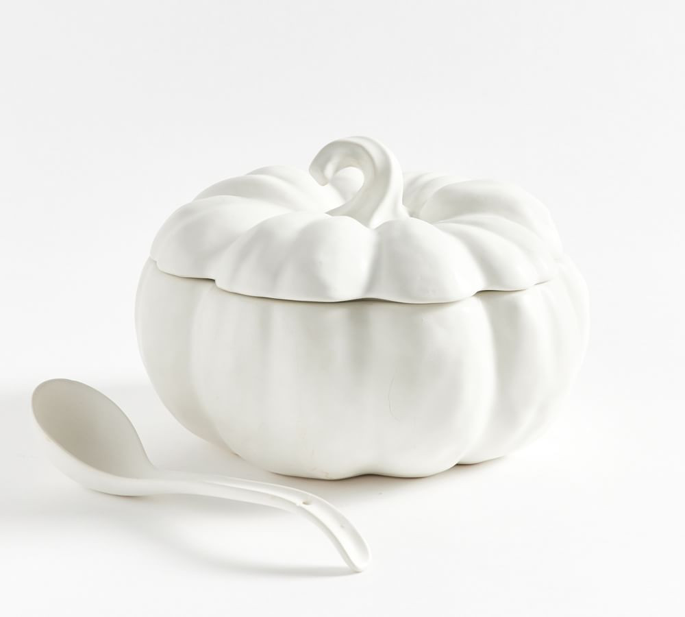 Pumpkin Stoneware Tureen | Pottery Barn (US)