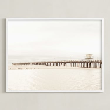 Stormy Pier | Minted