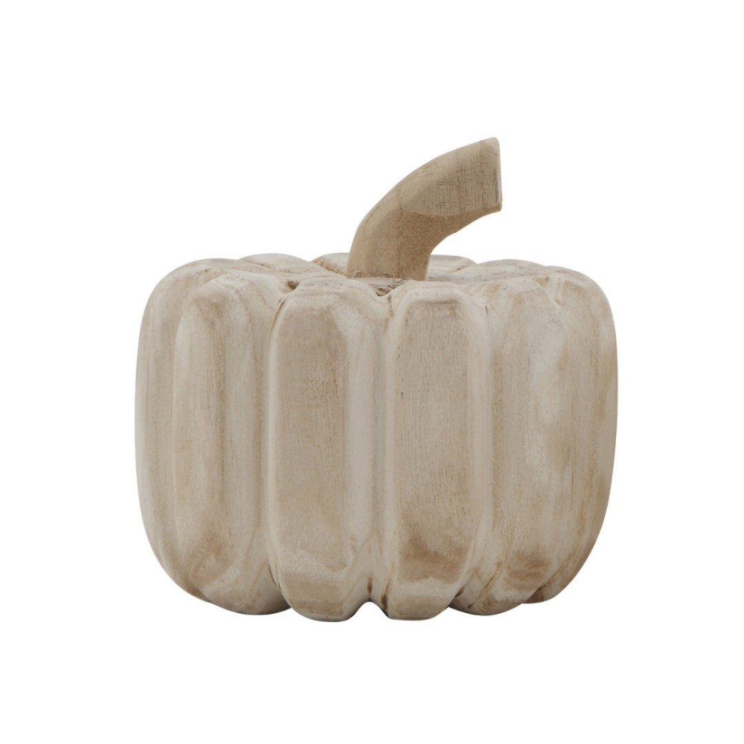 SMALL WOODEN PUMPKIN | Cooper at Home