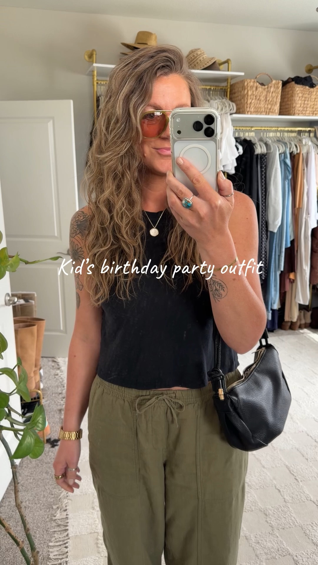 Wild Sunday over here with a kids birthday party 🙃 medium tall pants, large tank (link similar) 11 sandals

#LTKTall #LTKOver40 #LTKootd