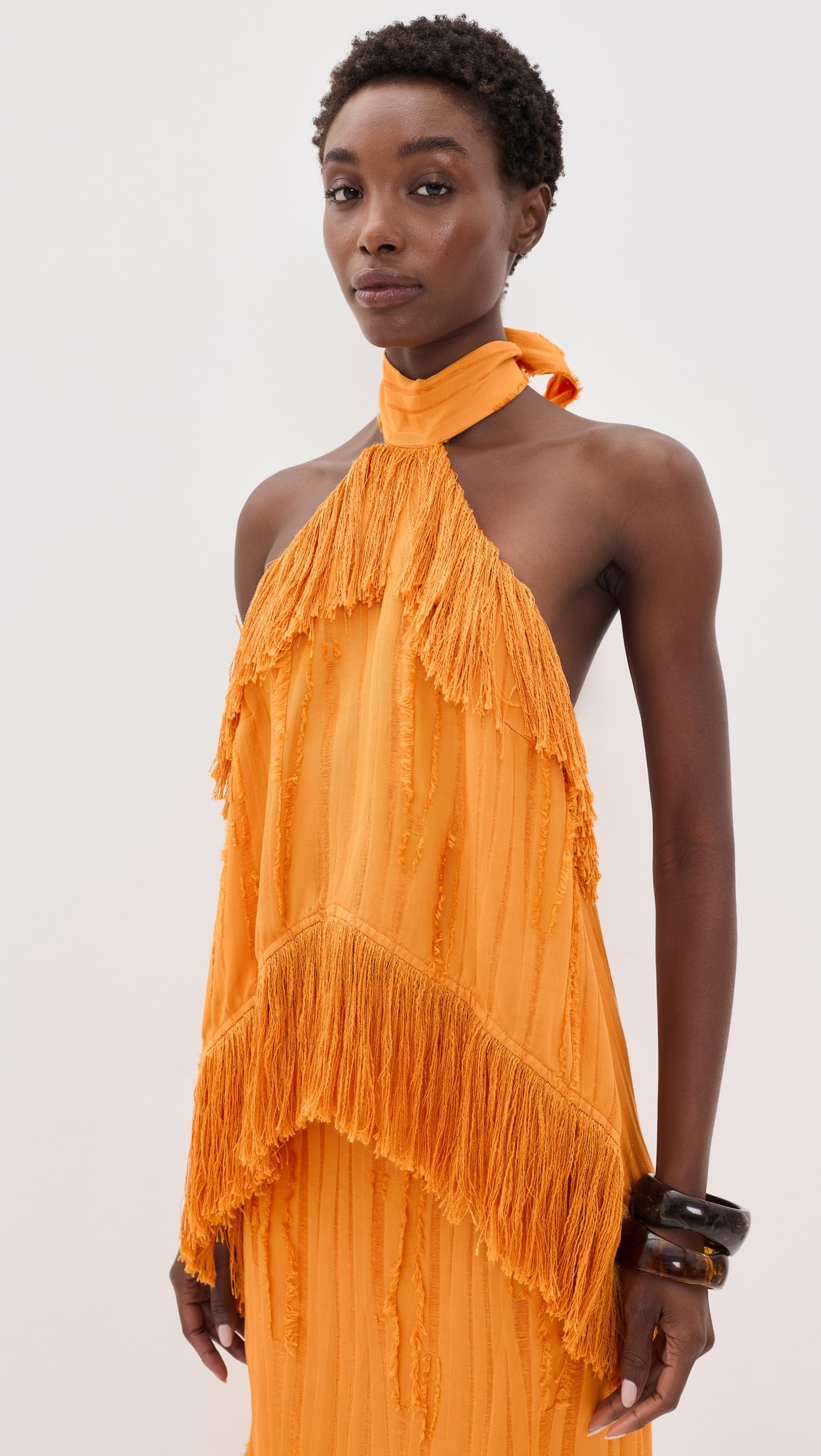 Yellow the Label Jones Fringe Top | Shopbop | Shopbop