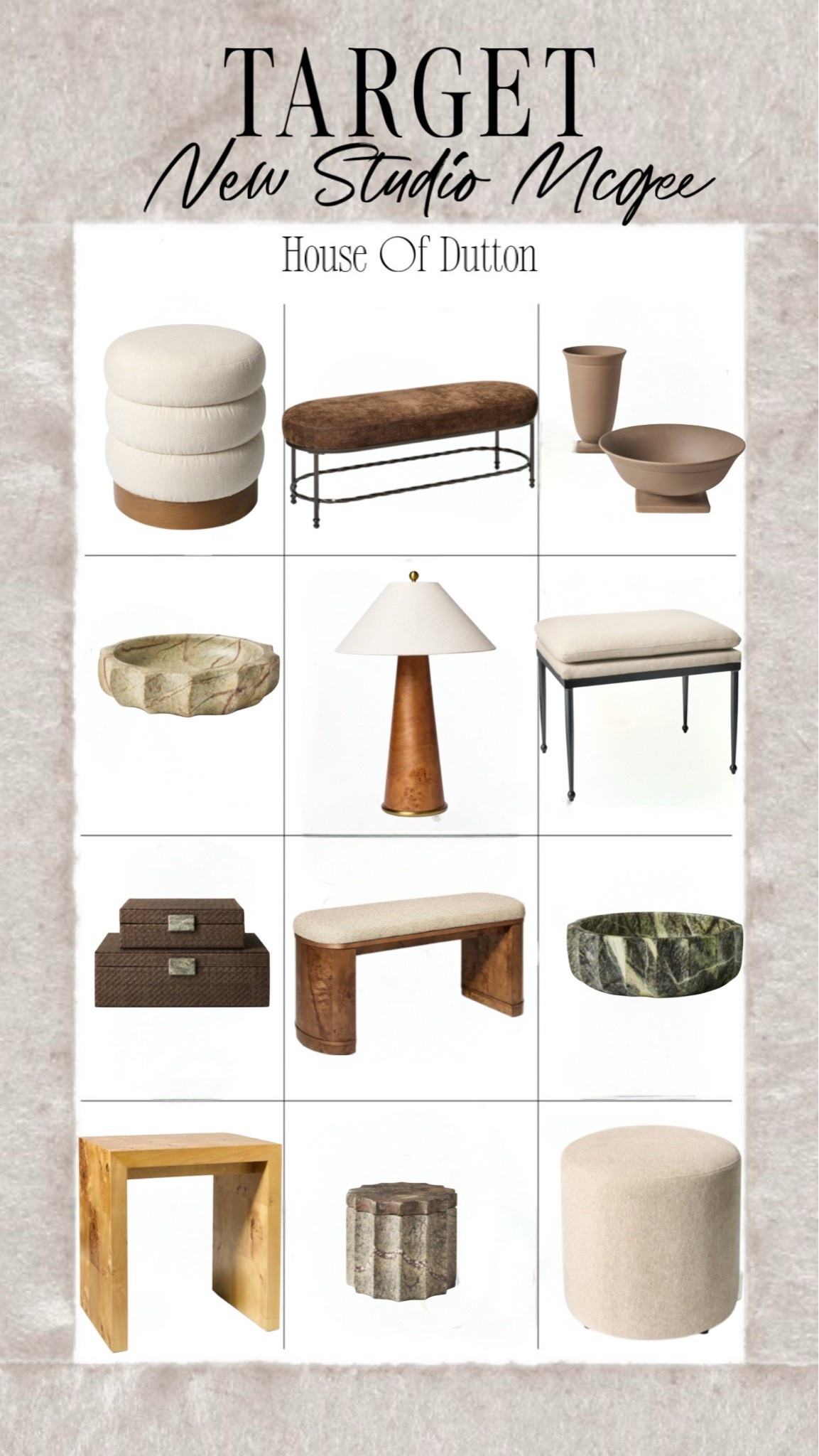 New target studio McGee drops 5/31! Shop my favorites

@Target #ottoman #marble #bench #decorativebox #vase #bowl #furniture #decor

#LTKHome #LTKmomlife