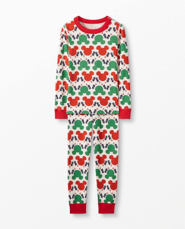 Disney Mickey Mouse Long John Pajama Set | Hanna Andersson