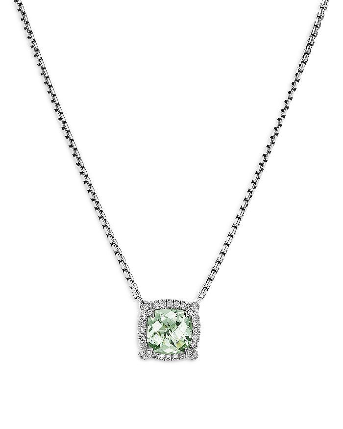 Sterling Silver Chatelaine Prasiolite & Diamond Pendant Neckalce, 18" - 100% Exclusive | Bloomingdale's (US)
