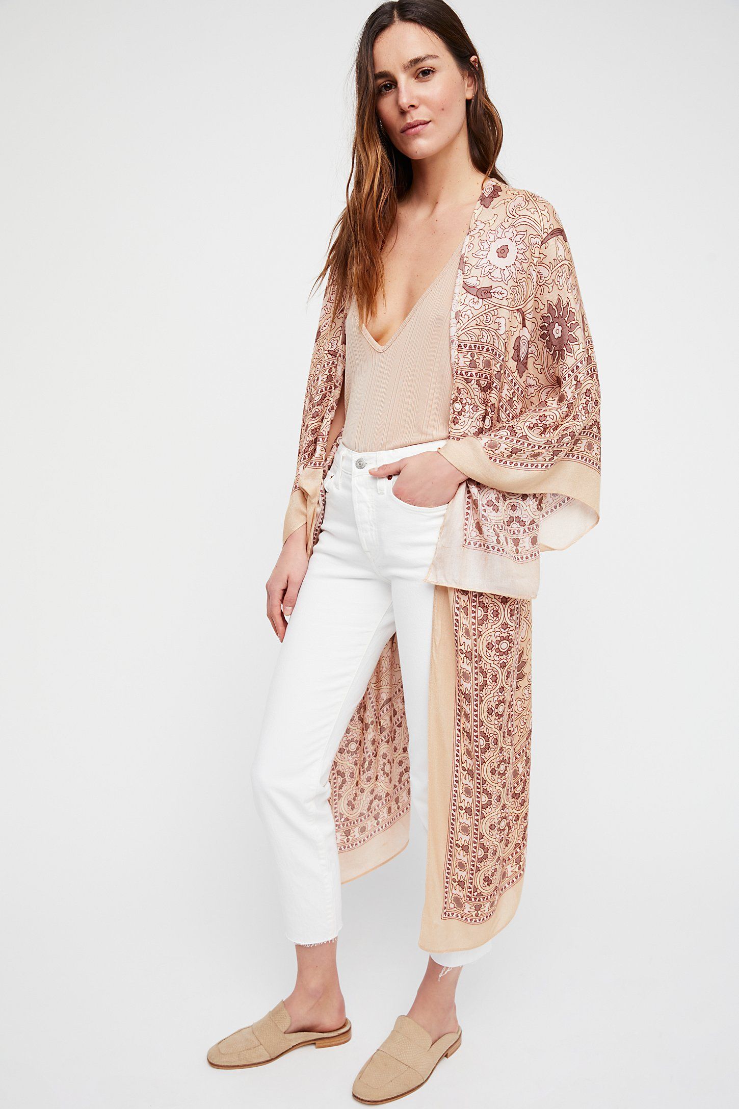 Magic Dance Border Print Kimono | Free People (Global - UK&FR Excluded)