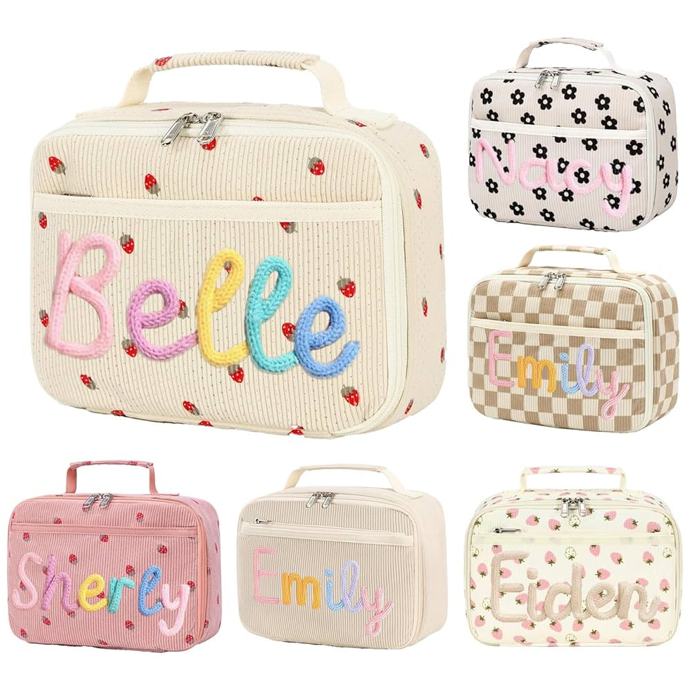 Personalized Kids Insulated Lunch Bag with Name & Logo, Customization Portable Preppy Children Lu... | Amazon (US)