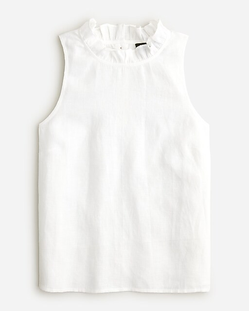 Fleur top in linen | J. Crew US