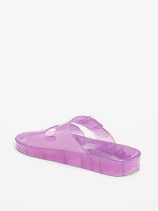Jelly Buckled Slide Sandals for Girls | Old Navy (US)