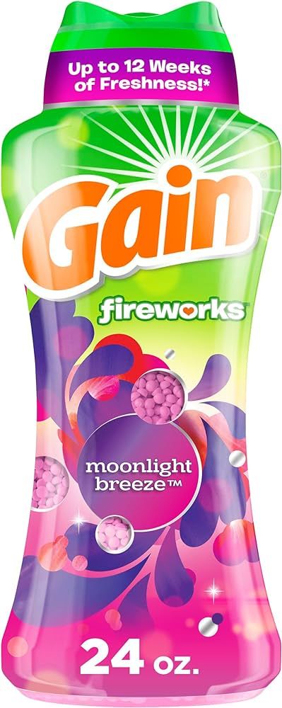 Gain Fireworks In-Wash Scent Booster Beads, Moonlight Breeze, 24 oz | Amazon (US)