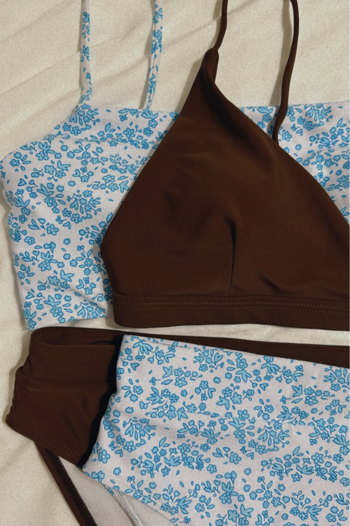 Winter/spring bikinis, high waisted swimsuit , brown swimwear , floral swimwear 

#LTKswim #LTKfitness #LTKSpringSale