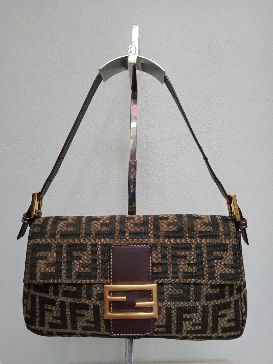 FENDI Monogram Baguette Shaulder Bag for Women - Etsy | Etsy (US)
