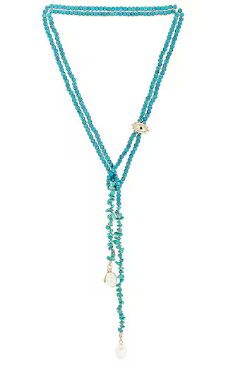 Rohan Necklace in Turquouise | Revolve Clothing (Global)