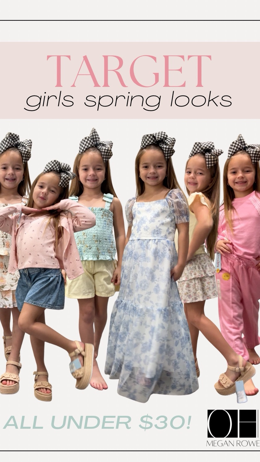 Spring girls clothing at Target is too good this year 🌷🤍

I even snagged Murphy’s Easter dress and she is OBSESSED. The sweetest floral prints, ruffle details, soft roosting, and the cutest little straw shoes — everything feels girly, fresh, and perfect for spring photos, church, school events, and Easter weekend.

And the best part? It’s all under $35 🙌 Target absolutely killed it with this spring collection. Affordable, adorable, and mom-approved.

Tap to shop all our favorite spring girls outfits 🌸

#LTKKids #LTKootd #LTKmomlife