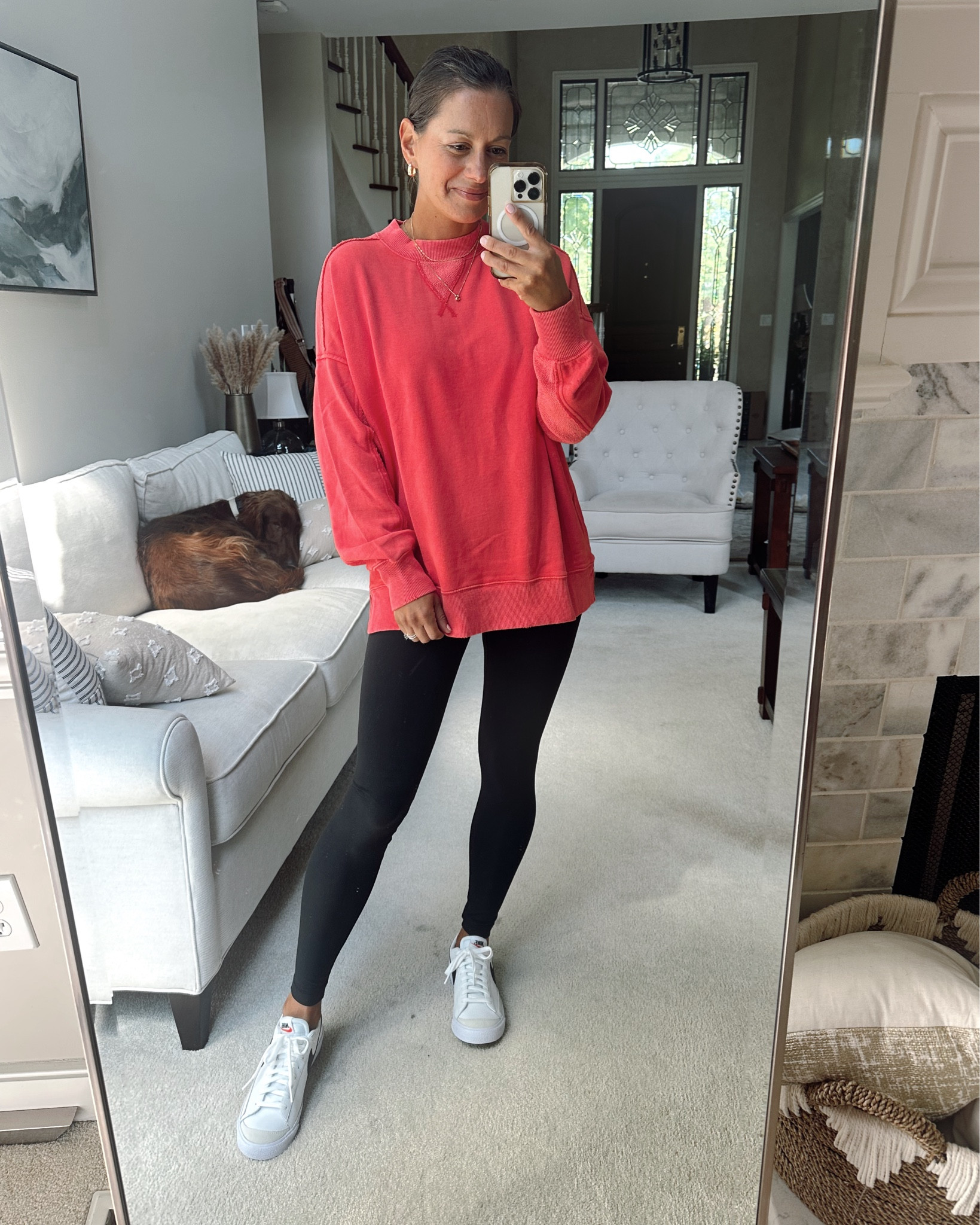 Aerie sweatshirts are 40% off! This one was my favorite and runs big.  I sized down 2 to the xxs and it is still legging friendly. Amazon leggings run true to size!



#LTKOver40 #LTKSaleAlert #LTKFindsUnder50