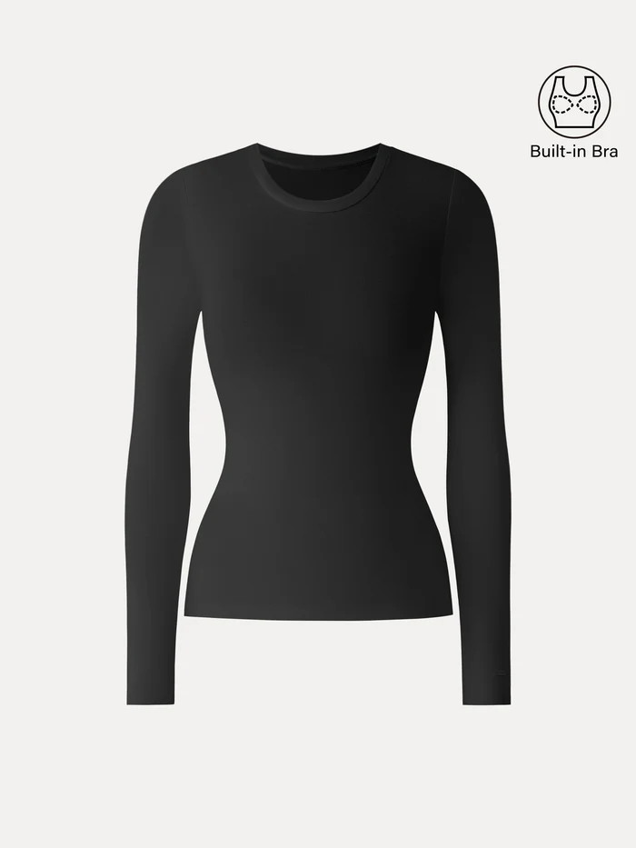 LiteWarm Crewneck Long Sleeve Brami | OGLmove