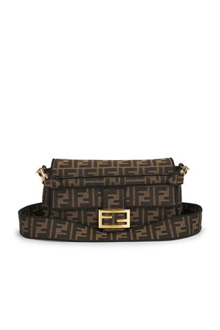 Fendi FF 1974 Baguette Shoulder Bag in Brown | FWRD 