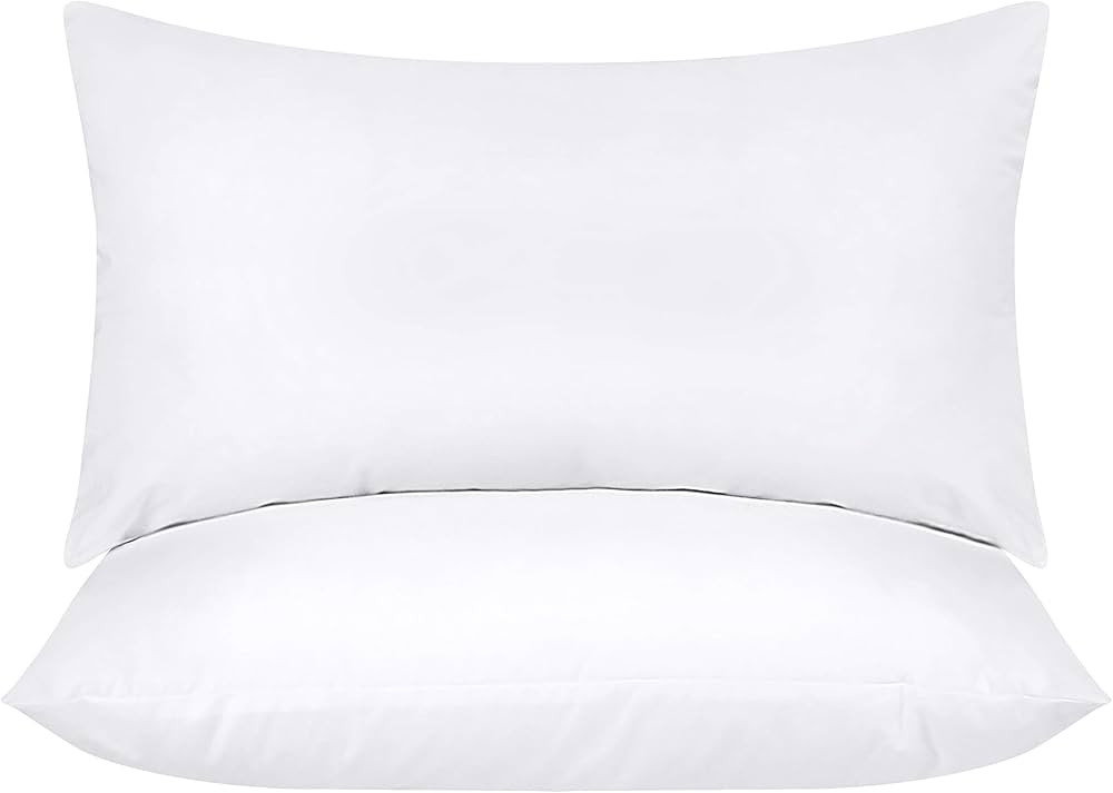 Utopia Bedding Throw Pillows Insert (Pack of 2, White) - 14 x 22 Inches Bed and Couch Pillows - I... | Amazon (US)