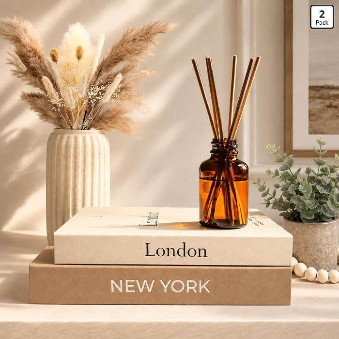 Faux Book Storage Box Set \u2013 Decorative Faux Books with Hidden Storage for Coffee Table Decor... | Amazon (US)