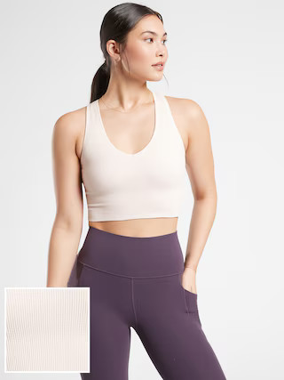 Aurora Crop Rib Tank | Athleta