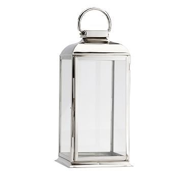 Arlington Nickel Lantern, Tall | Pottery Barn (US)