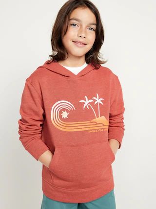 Long-Sleeve Graphic Pullover Hoodie for Boys | Old Navy (US)