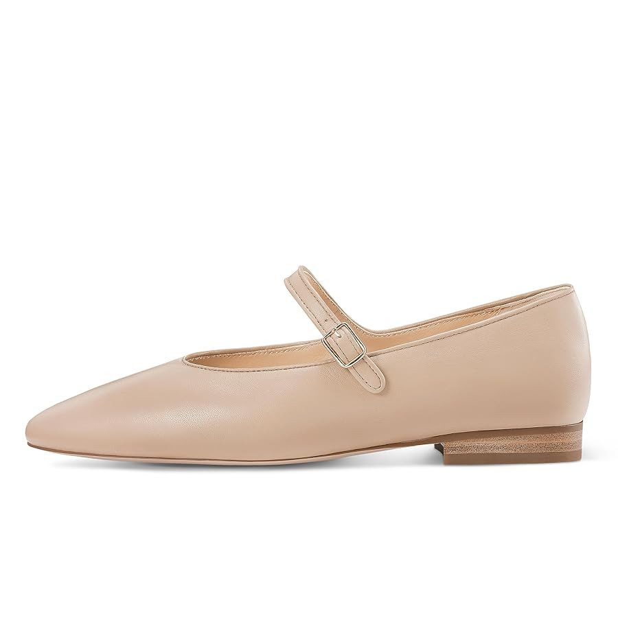 7or9 Mary Jane Flats Women Comfortable Mary Jane Shoes for Women Air-Touch Foam Lambskin Casual S... | Amazon (US)