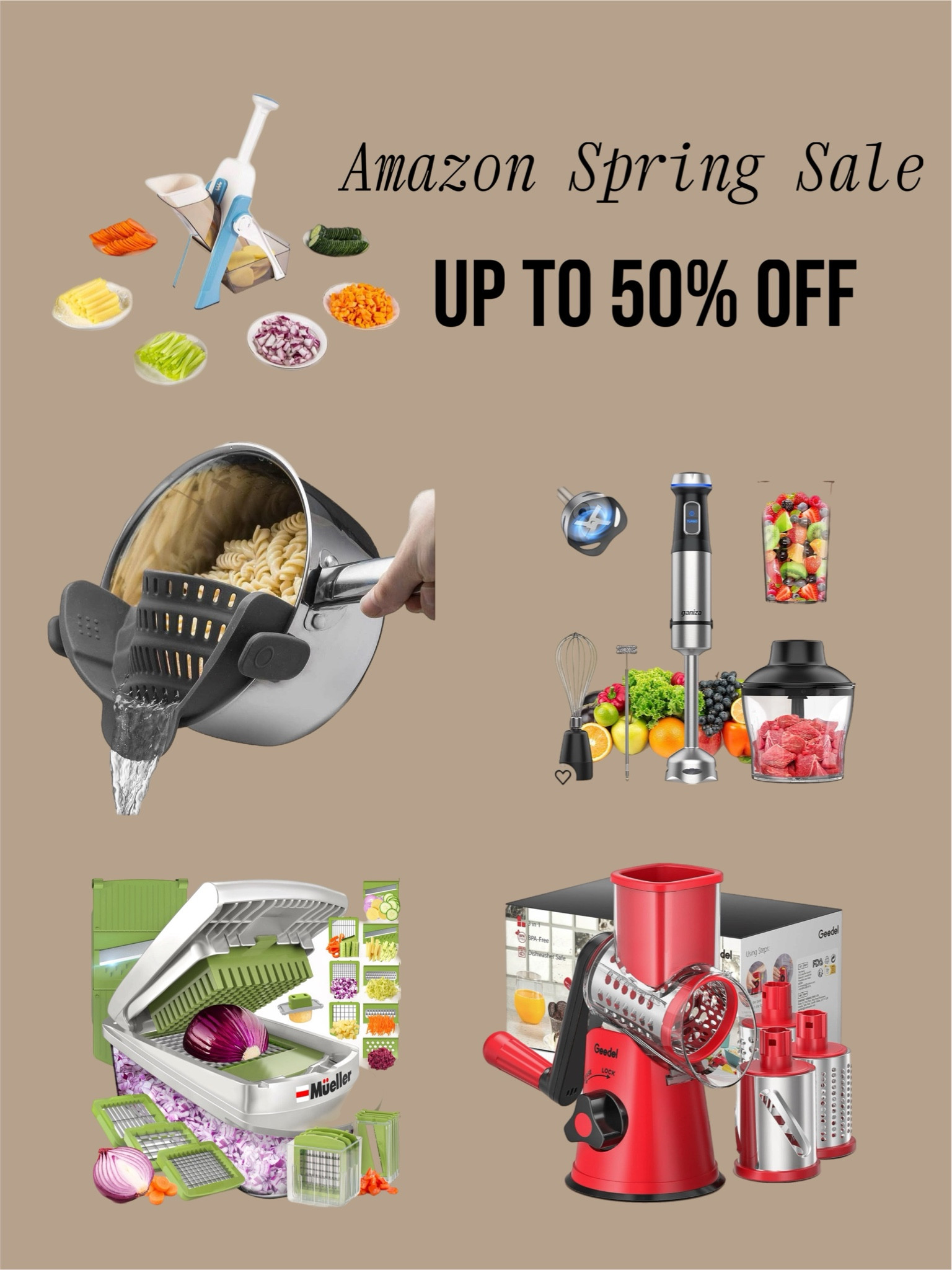 These are some of my favorite kitchen tools! #amazonspringsale #amazonfinds #amazonkitchen #homefinds #kitchenfinds 

#LTKSeasonal #LTKsalealert