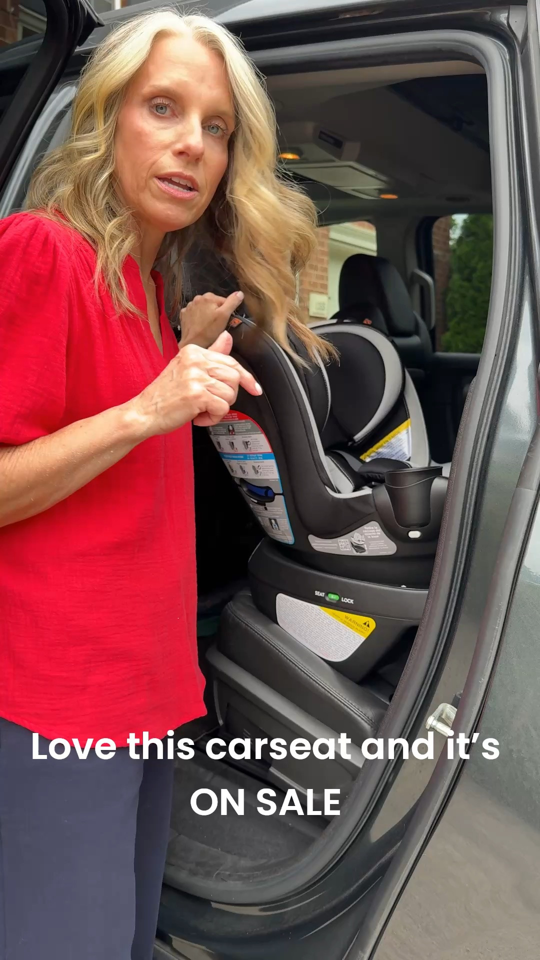 Calling all grandmas, Mimi’s, Nana’s, Honey’s…whatever those title nuggets call you. This is the best car seat. Newborn (4 lb) - 65 lb 
Use COAST15 On red shirt

#LTKOver40 #LTKBaby #LTKSaleAlert