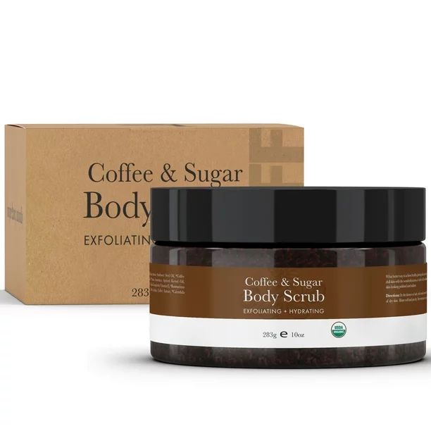 Beauty by Earth Organic Coffee Sugar Body Scrub - Hydrating & Exfoliating Body Scrub for Women & ... | Walmart (US)