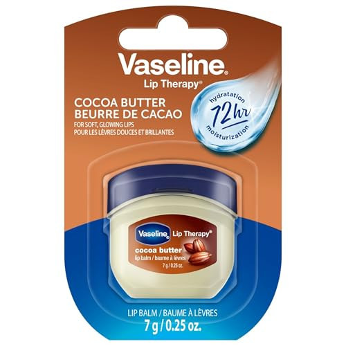Vaseline Lip Therapy Lip Balm Mini, Cocoa Butter, 0.25 oz | Amazon (US)