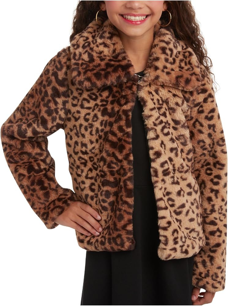URBAN REPUBLIC Girls' Bolero Jacket - Stylish Cropped Faux Fur Bolero Cardigan - Fashion Outerwea... | Amazon (US)