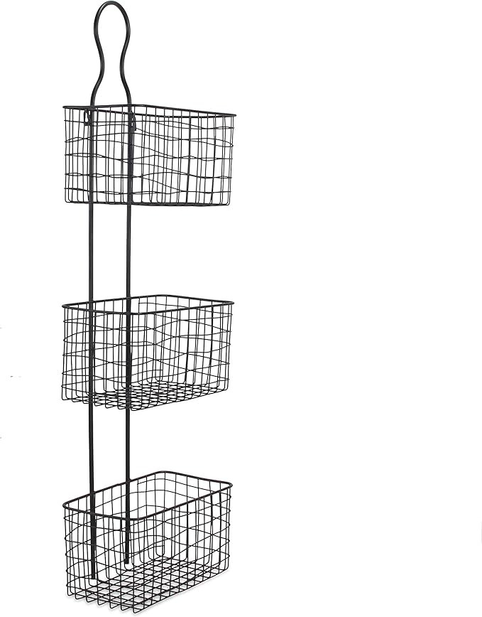 Cheung's FP-3786 Wall Hanging Metal Organizer, Black | Amazon (US)