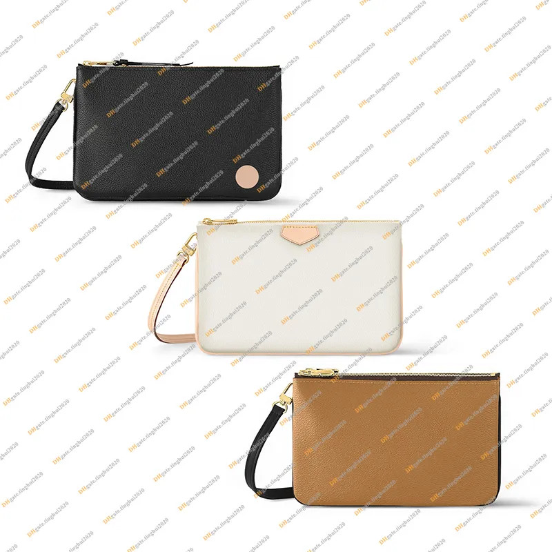 Ladies Fashion Designe Luxury Double Zip Pochette Crossbody Shoulder Bag Handbag Chain Bag Tote M... | DHGate