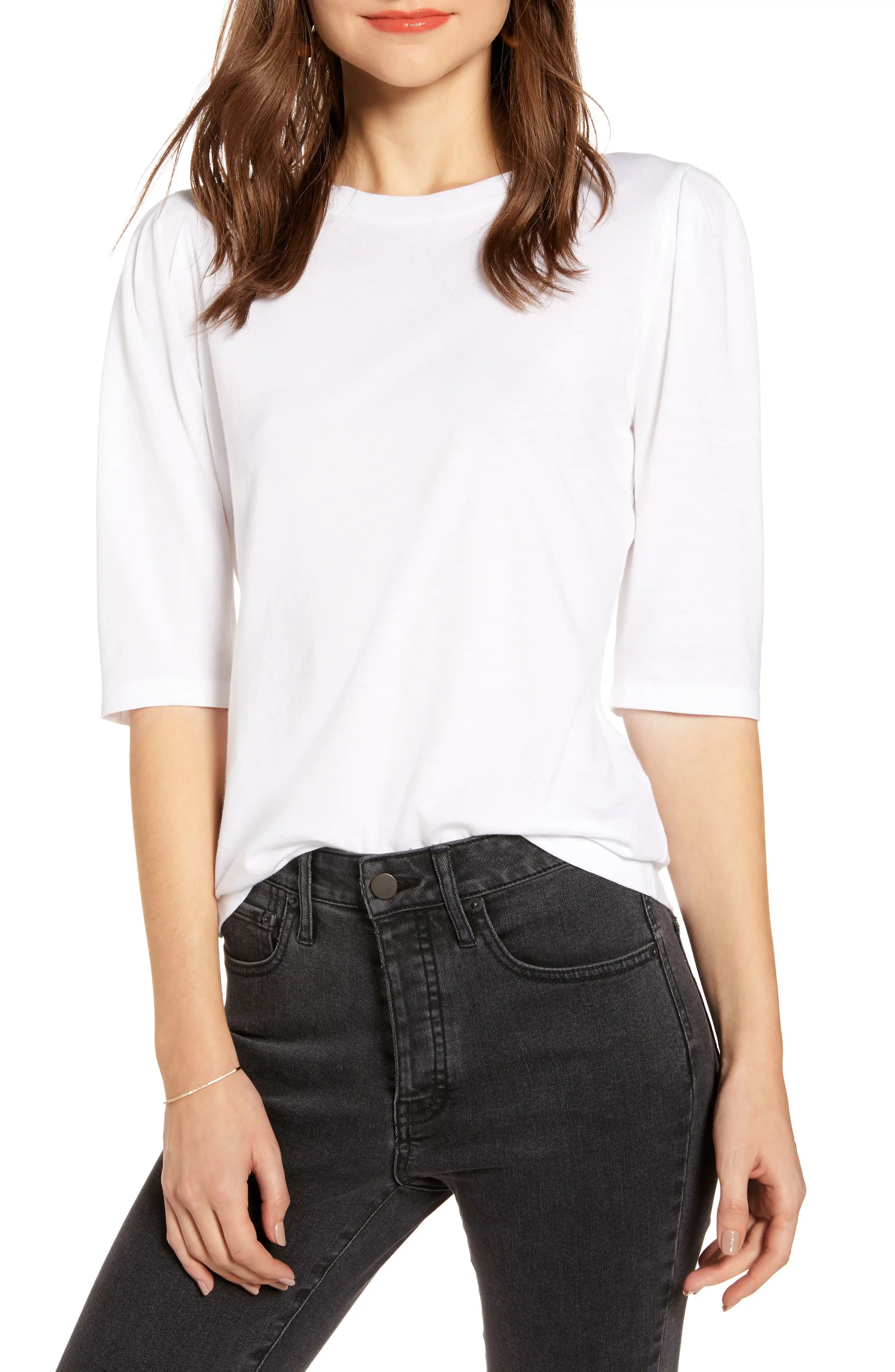 Puff Sleeve Tee | Nordstrom