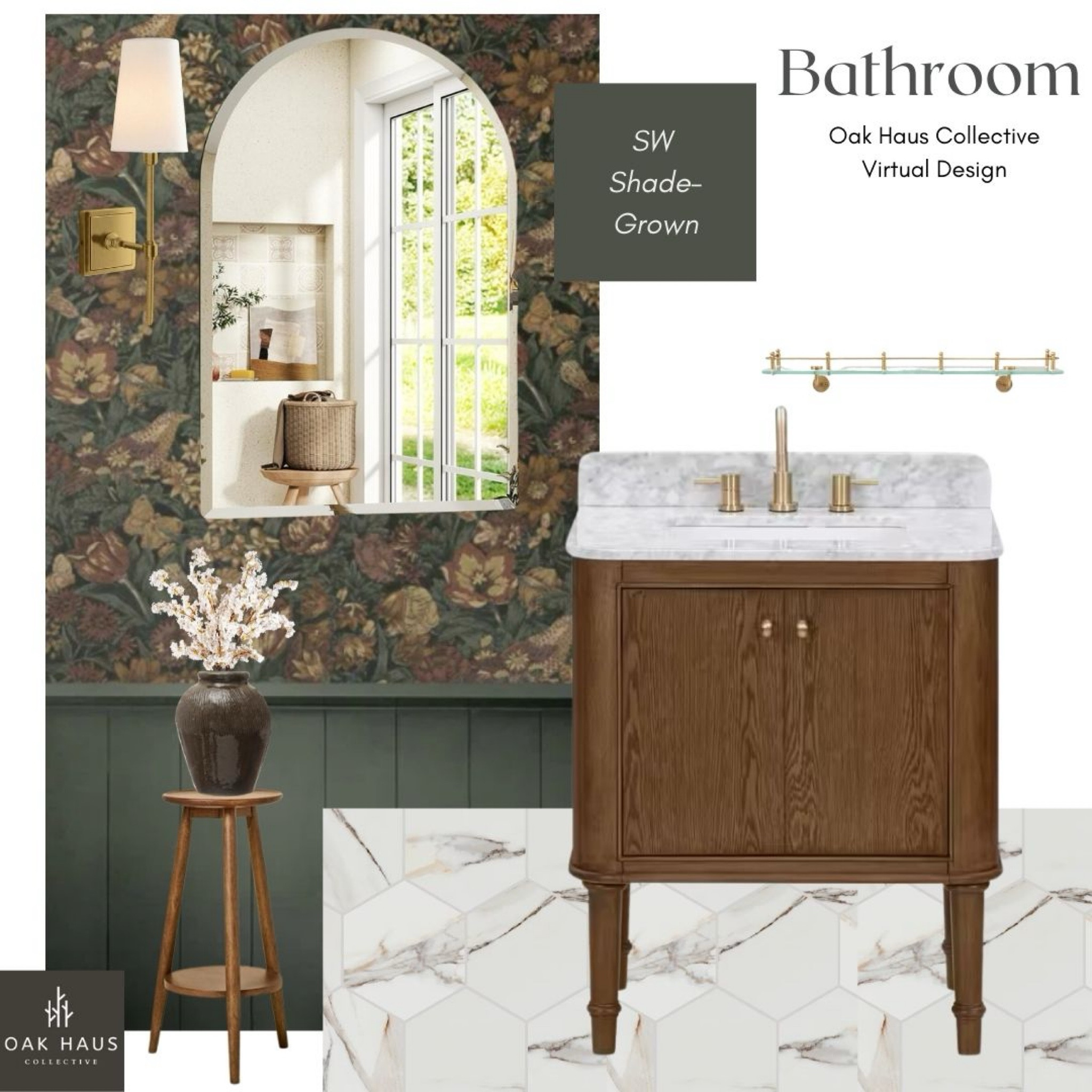 Bathroom Design with wallpaper 

Moody bath, moody bathroom, small bathroom, small vanity, bathroom vanity, bathroom design, bathroom wallpaper, moody wallpaper 

#LTKHome #LTKFamily #LTKStyleTip