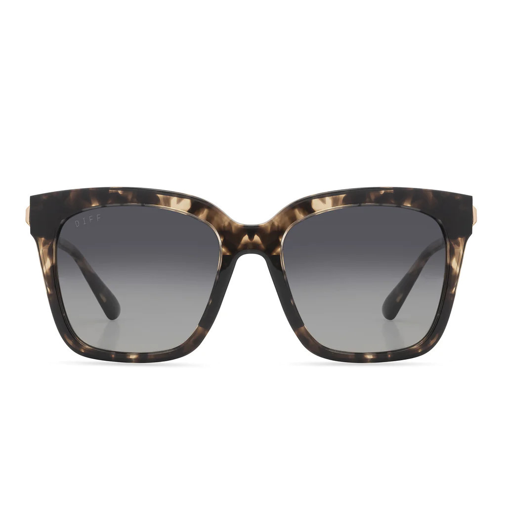 BELLA - ESPRESSO TORTOISE + GREY GRADIENT + POLARIZED SUNGLASSES | DIFF Eyewear