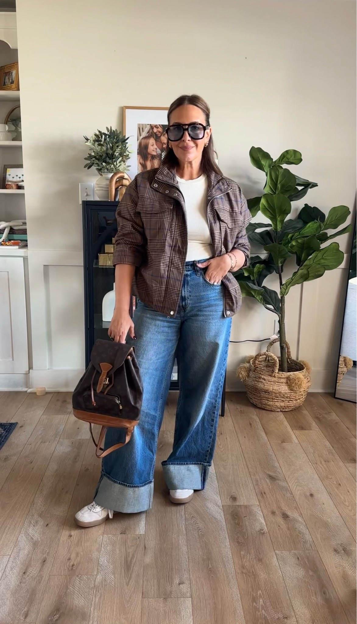 These jeans are on sale with code AFLTK-they’re tts but I sized up for a baggier fit!

#LTKSaleAlert #LTKOver40 #LTKootd