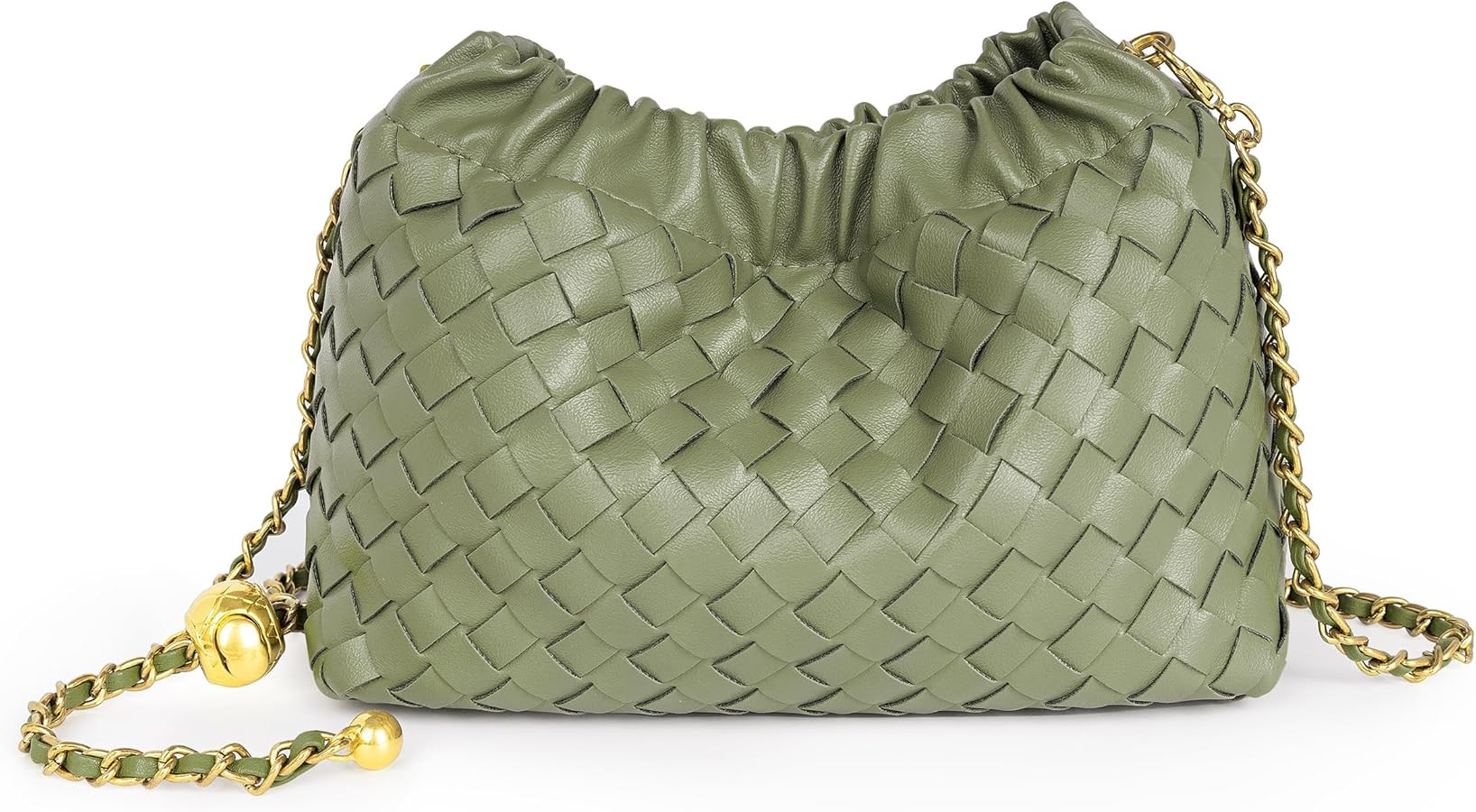 Joryin Woven Women's Crossbody Bag & Evening Purse, Trendy Dumpling Clutch & Hobo Cloud Shoulder ... | Amazon (US)