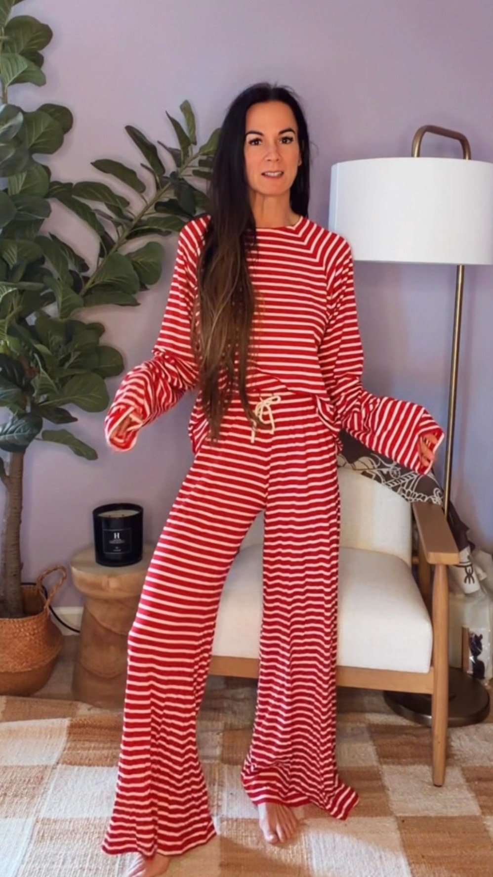 Back in stock + still my go-to lounge set 🙌❤️

I’ve shared this cutie before and for good reason — it’s hands down one of the most comfortable lounge sets on the planet. Soft, stretchy, breathable, and cute enough to wear around the house OR out running errands.

Perfect for Valentine’s Day gifting (for your bestie… or yourself 😉).
Dress it up with sneakers + a jacket or keep it cozy at home — easy breezy either way.

FYI: I’m wearing size XS for reference.



#NicoleColeeStyle #ValentinesLoungewear #CozyChic #GiftableFinds #LoungeWearLove




#LTKdayinmylife #LTKgrwm #LTKValentine