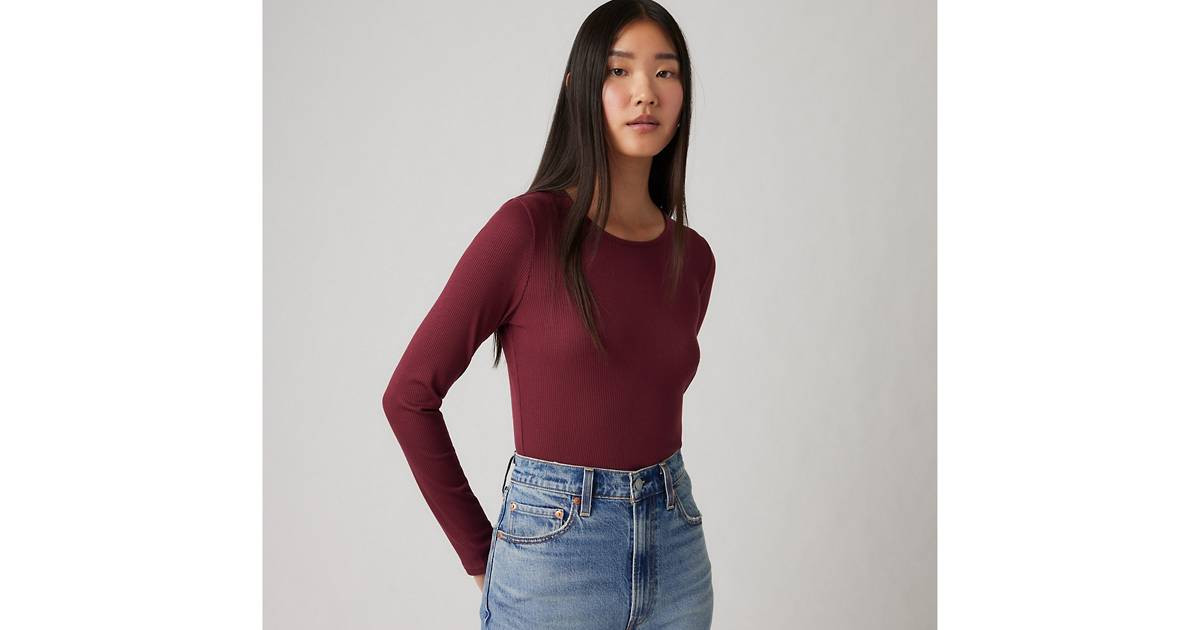 Dreamy Long Sleeve T-shirt - Red | Levi's® US | Levi's US