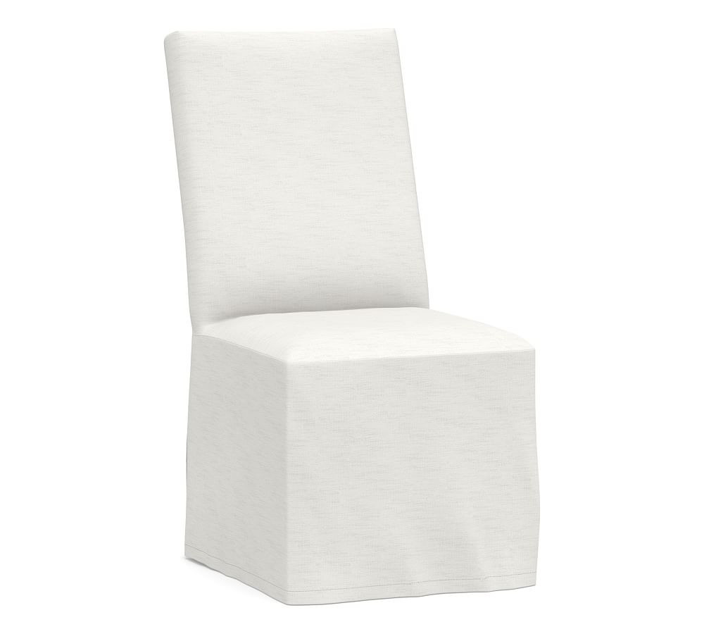 PB Comfort Square Slipcovered Dining Chair | Pottery Barn (US)