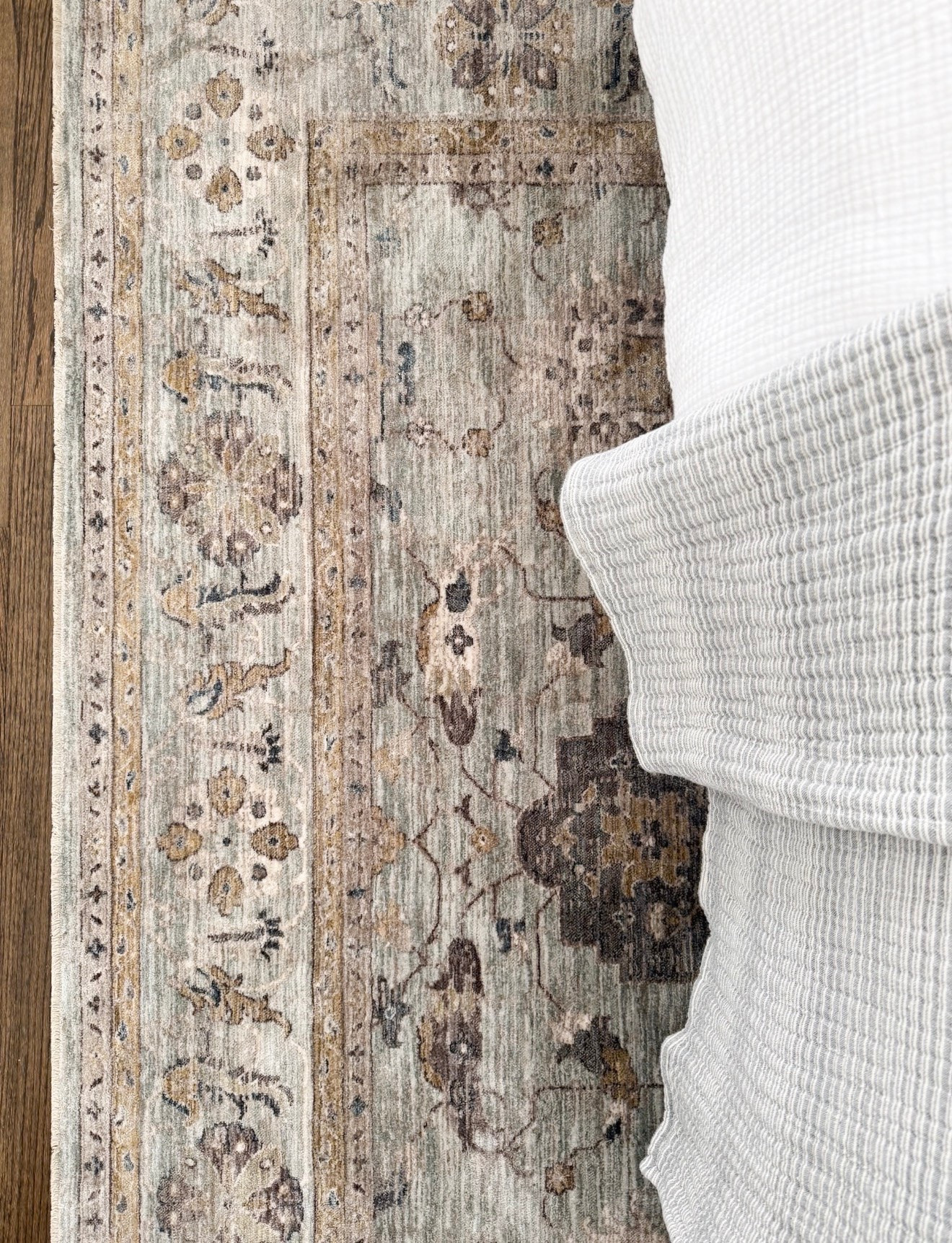 One of my favorite rugs — beautiful soft colors that work in every room, soft under your feet and it won’t shed. Bonus that it’s super affordable too (and on sale)

#LTKSaleAlert #LTKHome #LTKSeasonal