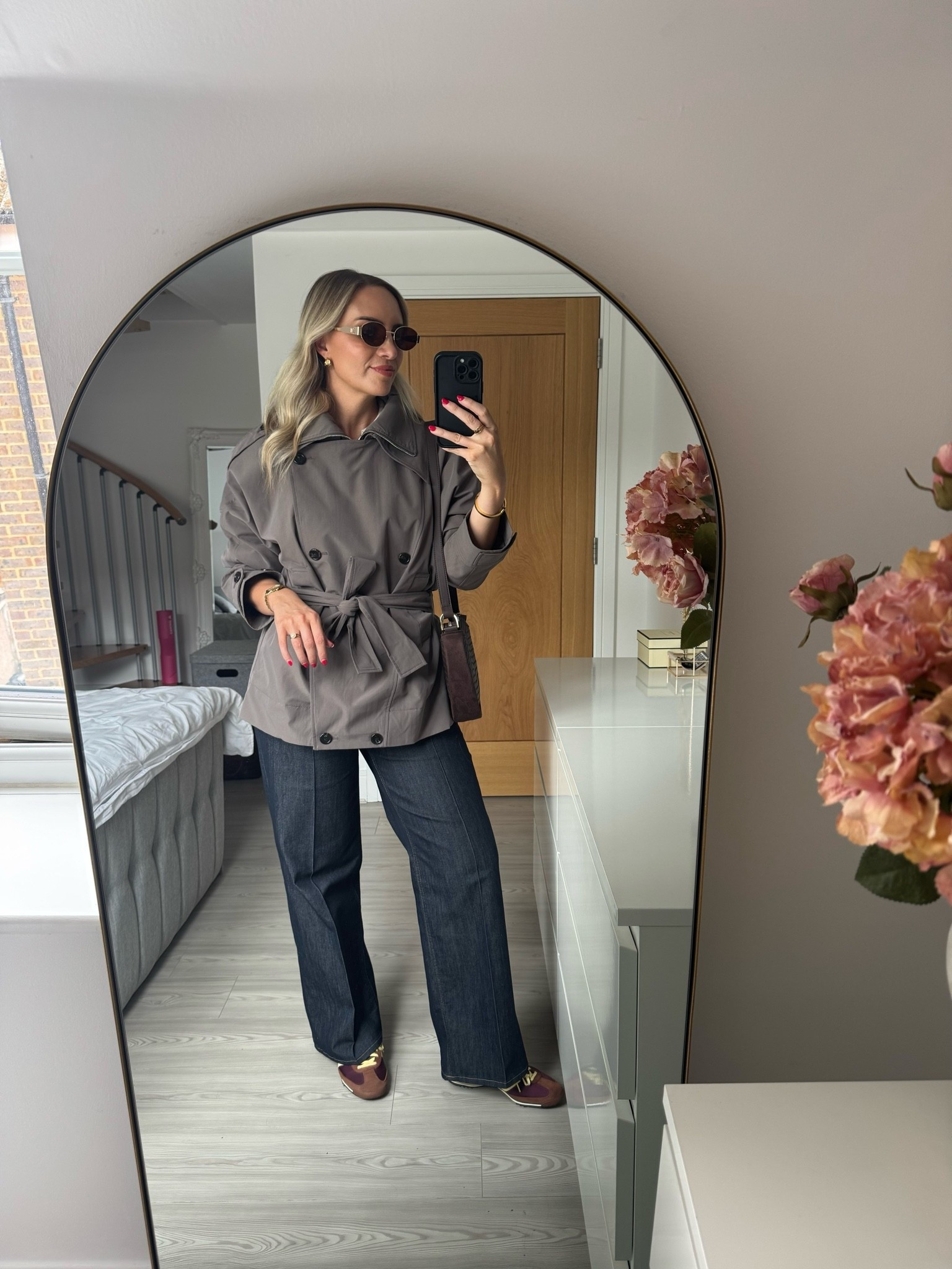 A smart casual autumn outfit idea 🍂 

I wear a small in the knitted top and a medium in the short trench coat

#LTKautumn #LTKstyletip #LTKuk