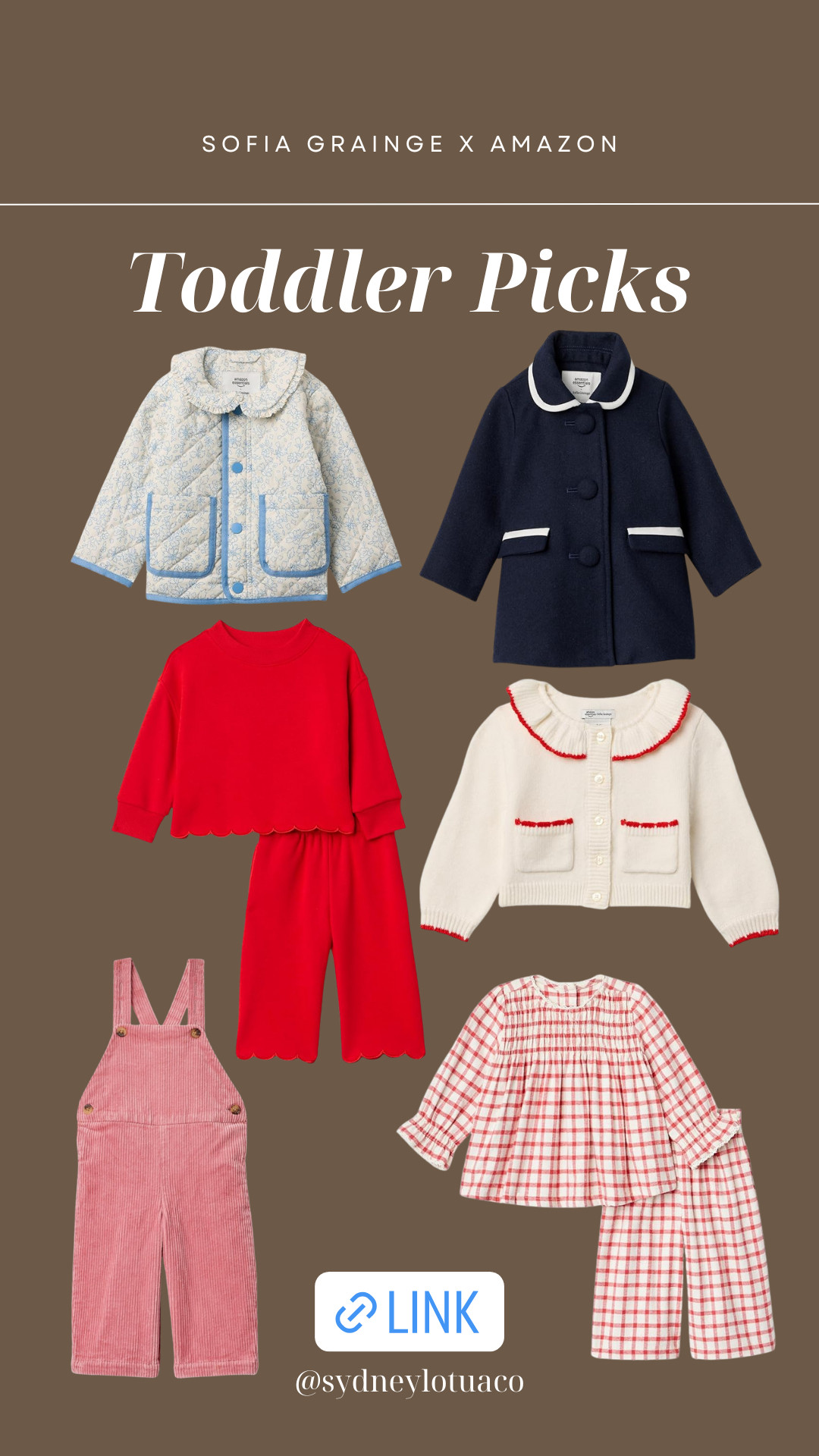Amazon x Sofia Grainge toddler clothing picks for fall & winter! 

 #LTKStyleTip #LTKBaby #LTKKids