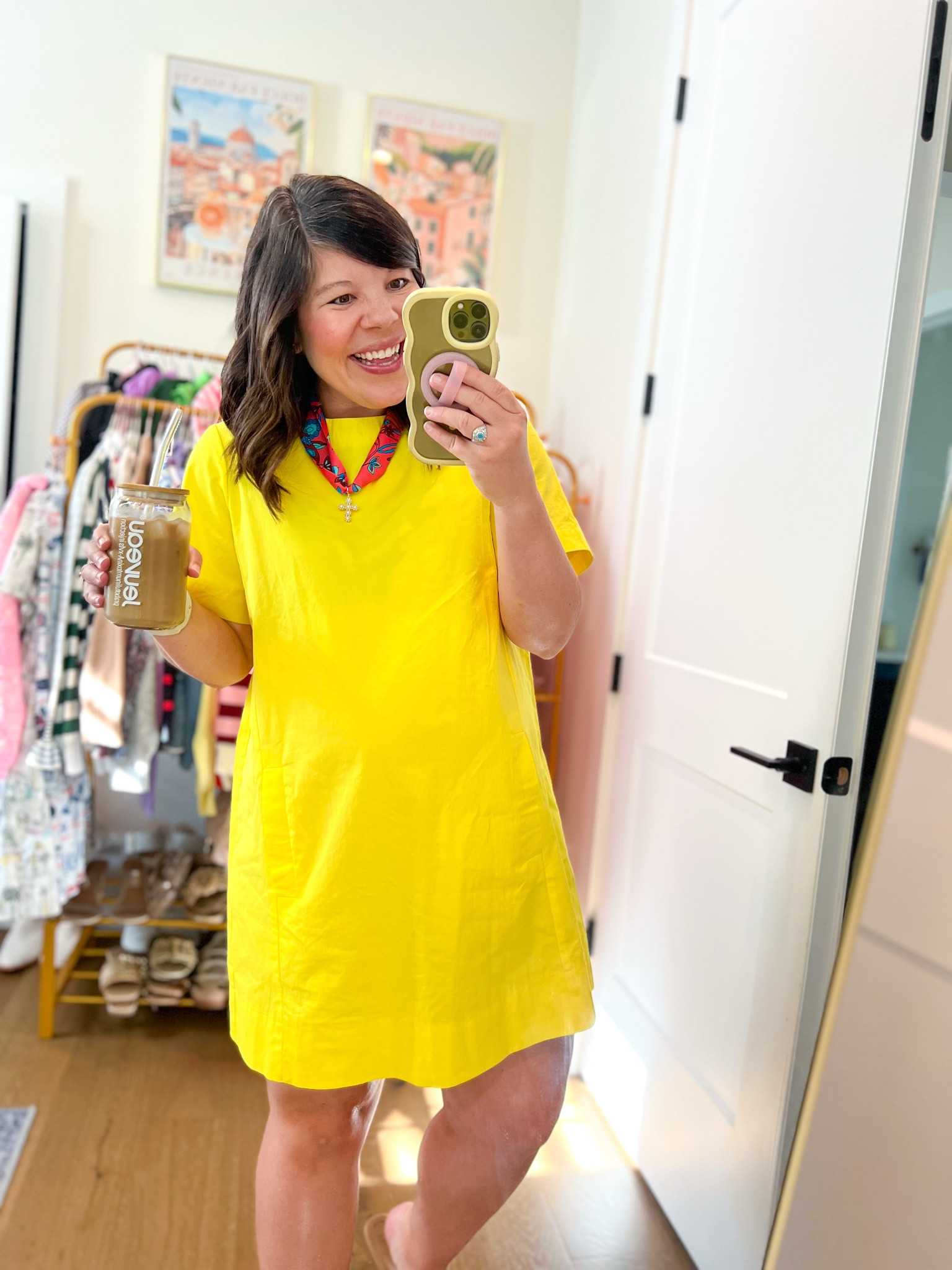 Wearing a size small in this dress, still works with my 30 week bump!

#LTKootd #LTKBaby #LTKBump
