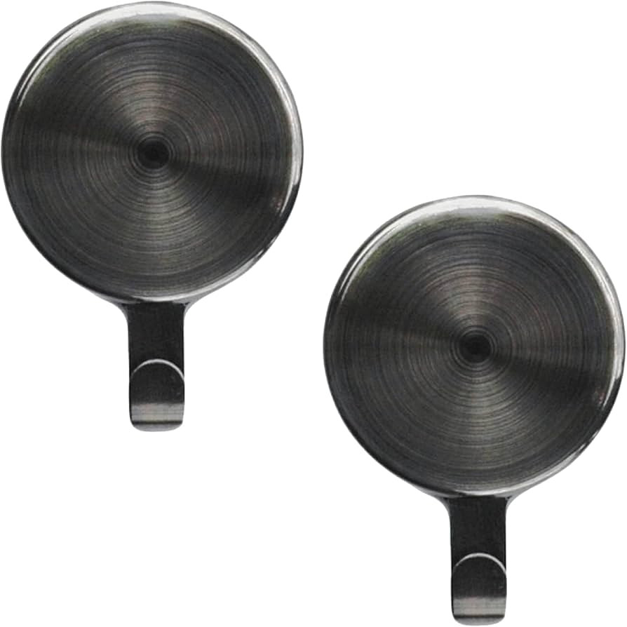 Haute Decor Attract Magnetic Wreath Hanger (Brushed Nickel) - Set of 2 Magnets - for 2 Metal Door... | Amazon (US)