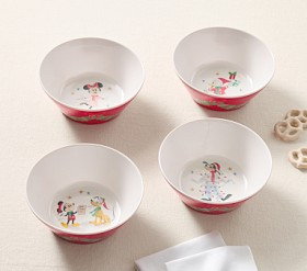 Disney Mickey Mouse and Friends Christmas Bowl | Pottery Barn Kids