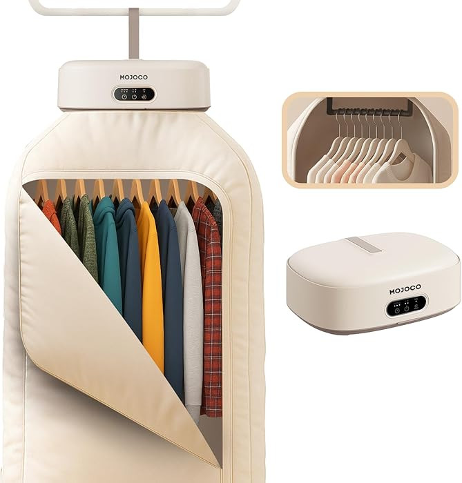 MOJOCO Portable Clothes Dryer - Mini/Compact Dryer for Apartment, RV, Travel - Small Quiet Fast-D... | Amazon (US)